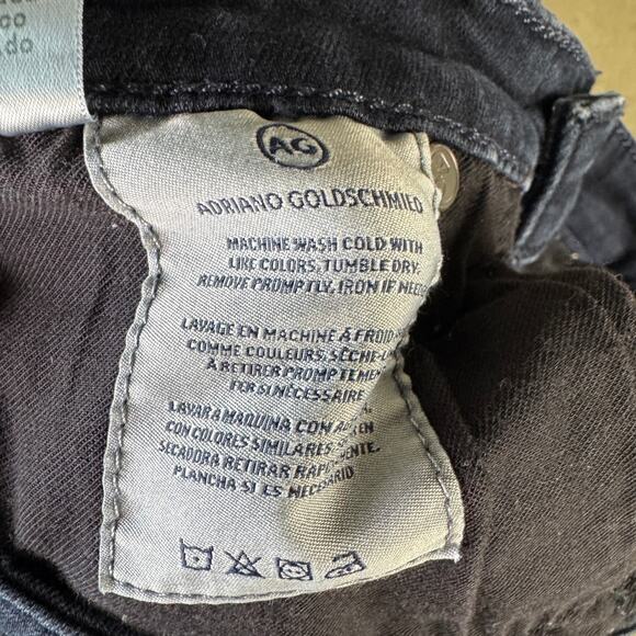 Adriano Goldschmied Prima Cigarette Ankle Blue Denim Jeans US Women's 30R - Picture 6 of 7